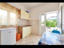 Apartmány Mare - 30 m from pebble beach: SA1(2), SA2(2), A3(4), A4(4), A5(8) Seget Vranjica - Riviera Trogir  - Studio apartmán - SA2(2): kuchyně a jídelna