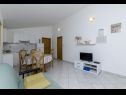Apartmány Mil - 80m from the sea A1(4+1), A2(2) Sevid - Riviera Trogir  - Apartmán - A2(2): kuchyně a jídelna