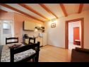 Apartmány a pokoje Jare - in old town R1 zelena(2), A2 gornji (2+2) Trogir - Riviera Trogir  - Apartmán - A2 gornji (2+2): jídelna