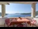 Apartmány Ante - perfect sea view: A1(2+2), A2(2+2) Vinišće - Riviera Trogir  - Apartmán - A1(2+2): terasa