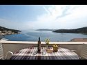 Apartmány Ante - perfect sea view: A1(2+2), A2(2+2) Vinišće - Riviera Trogir  - Apartmán - A2(2+2): výhled z terasy