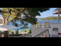 Apartmány Natad - sea view : A1(4) Vinišće - Riviera Trogir  - terasa
