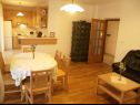 Apartmány Zlatko - 100m from the sea A1(4), A2(4), A3(4) Muline - Ostrov Ugljan  - Apartmán - A1(4): kuchyně a jídelna