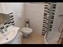 Apartmány Ivan C A1(4+1), A2(4+1), A4(4+1), A3(4+1) Bibinje - Riviera Zadar  - Apartmán - A2(4+1): koupelna s WC