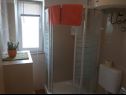 Apartmány Fuzu - 50 m from sea: A2(2+1), SA3(2) Bibinje - Riviera Zadar  - koupelna s WC