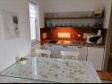 Apartmány Fuzu - 50 m from sea: A2(2+1), SA3(2) Bibinje - Riviera Zadar  - Apartmán - A2(2+1): kuchyně a jídelna