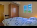 Apartmány Blue Skies - 30 m from the sea: A1(4+1), A2(2+2), SA3(2+1) Ljubač - Riviera Zadar  - Apartmán - A1(4+1): ložnice