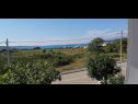 Apartmány Ivo - 500 m to sandy beach: A1(2+2), A2(6+2), SA3(2+1) Ljubač - Riviera Zadar  - pohled
