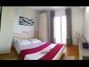 Apartmány Vlatkica - 10 m from beach: A1 Vlatkica(4), A2 Lea(4) Maslenica - Riviera Zadar  - Apartmán - A1 Vlatkica(4): ložnice