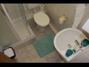 Apartmány Ivan - 300 m from sea: A3(2), A4(2), SA5(2), A6(2) Nin - Riviera Zadar  - Apartmán - A6(2): koupelna s WC