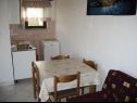 Apartmány Kuzma - afordable A1(2+2), A2(3), SA3(2) Nin - Riviera Zadar  - Apartmán - A2(3): kuchyně a jídelna