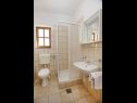 Apartmány Armitage - family friendly: A1(4), A2(4+1), A3(2+1), A4(2+1), A5(2+1) Privlaka - Riviera Zadar  - Apartmán - A4(2+1): koupelna s WC