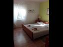 Apartmány Markas - pet friendly: A1 Bella vista 1 (4+1), A2 - Bella vista 2 (2+2) Rtina - Riviera Zadar  - Apartmán - A1 Bella vista 1 (4+1): ložnice