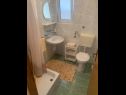Apartmány Anna - peaceful and quiet: A2(4+1), A3(3) Sabunike - Riviera Zadar  - Apartmán - A3(3): koupelna s WC