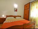 Apartmány Velebit - 130m to the beach: A1(5+1), A2(7) Starigrad-Paklenica - Riviera Zadar  - Apartmán - A2(7): ložnice