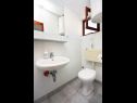 Apartmány Let - 5 m from sea : A1(4), A4(4) Sukošan - Riviera Zadar  - Apartmán - A1(4): koupelna s WC