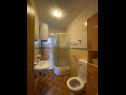 Apartmány Draga - comfortable & afordable: A1(2+2), A2(6), A3(2+2) Vir - Riviera Zadar  - Apartmán - A2(6): koupelna s WC