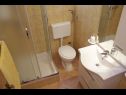 Apartmány Almond A1(2+2), A2(4+2), A3(4+2) Vir - Riviera Zadar  - Apartmán - A3(4+2): koupelna s WC