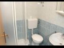 Apartmány Vinko - big terrace and grill A5(2+1), SA6(2)Crveni, SA7(2)Plavi Vir - Riviera Zadar  - Studio apartmán - SA7(2)Plavi: koupelna s WC
