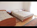 Apartmány a pokoje Jagoda - comfy and cozy : A1 Lijevi (3+2), A2 Desni (3+2), R1(4) Zadar - Riviera Zadar  - Apartmán - A2 Desni (3+2): ložnice
