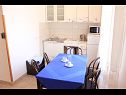 Apartmány a pokoje Jagoda - comfy and cozy : A1 Lijevi (3+2), A2 Desni (3+2), R1(4) Zadar - Riviera Zadar  - Apartmán - A2 Desni (3+2): kuchyně a jídelna