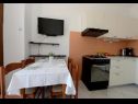 Apartmány Ankica - 150 m from beach: A1(2+2), A2(5), A3(4+1), A4(2+2) Zadar - Riviera Zadar  - Apartmán - A2(5): kuchyně a jídelna