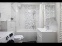 Apartmány Skyline - luxurious & modern: A1(6) Zadar - Riviera Zadar  - Apartmán - A1(6): koupelna s WC
