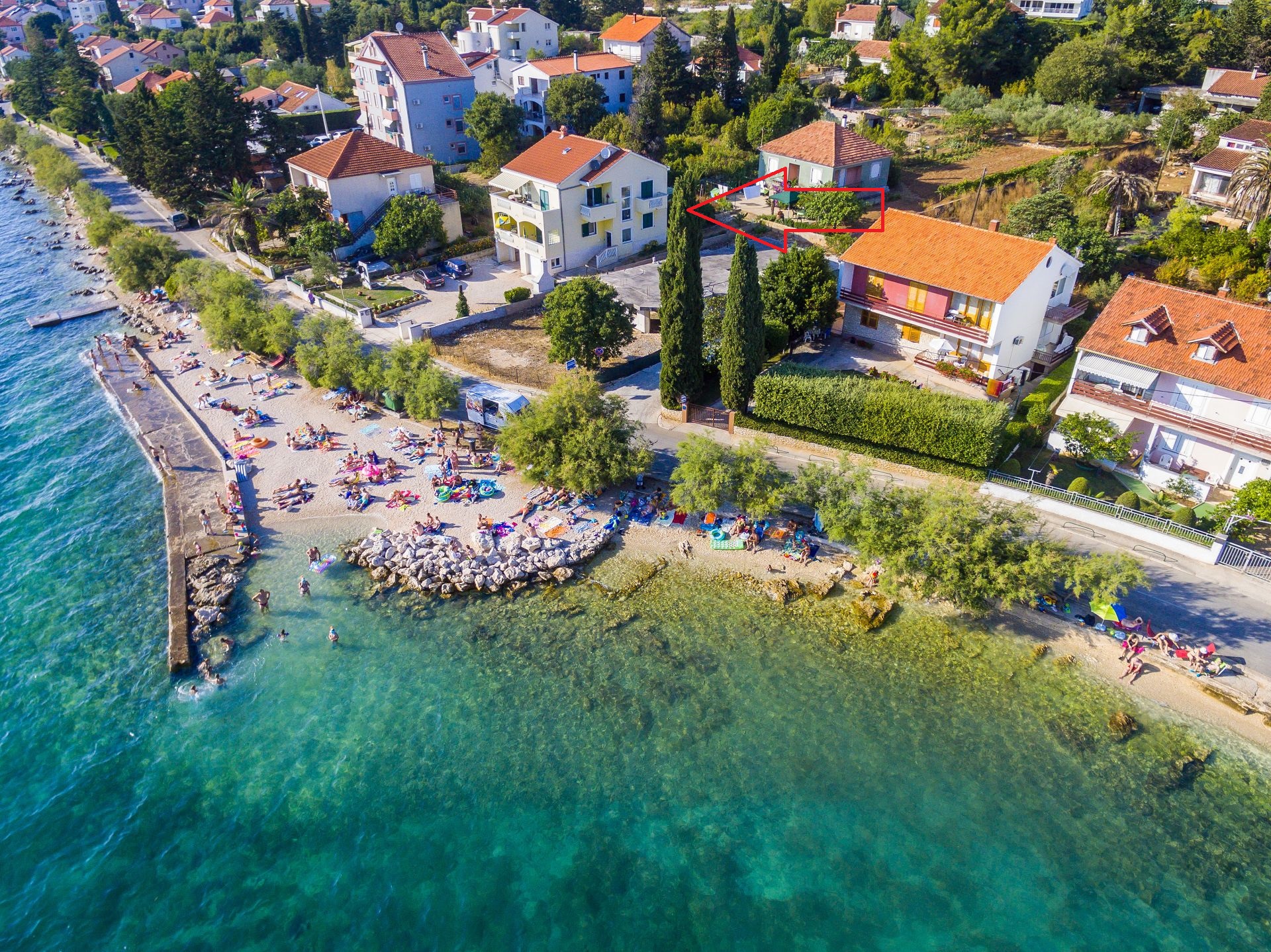 Apartmány Petin - 5m from the sea: A1(2+2), A2(2+2) Zadar - Riviera Zadar 